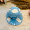 Japanese Style Cloud Printed Ceramic Cup & Saucer